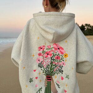 NWT: DANDY "Gift Giving" Oversized Lux Hoodie in Heather Gray